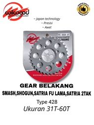Wilwood Gear belakang 31T-60T untuk Suzuki Smash 115 Shogun Satria FU Satria 2tak murah