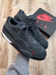 Jordan Air AJ4 RM 純黑聯名 舒服百搭 低筒復古籃球鞋 男裝 黑色