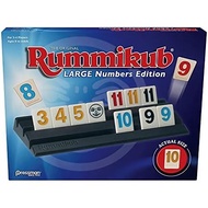 Pressman Rummikub Large Numbers Edition - The Original Rummy Tile Game Blue, 5"