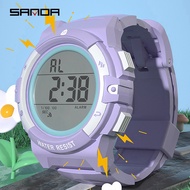 SANDA DIY NFC Unlock Outdoor Waterproof Glow Children's Watch 1889