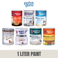 Nippon Paint 1L Premium Odour-Less All-in-One Easywash Vinilex Anti-Mould Ceiling Bodelac Sealant Primers