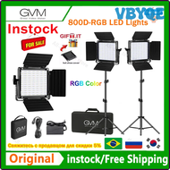 VBYQE GVM 800D-RGB Video Light for Photography Led Lighting 3200K-5600K Photo Studio For Camera Phot