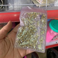 Light gold silver foot stone ss3-ss34