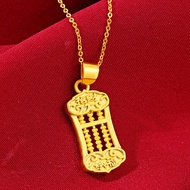 916 gold Auspicious Cloud Abacus Pendant/emas loket 916 abacus