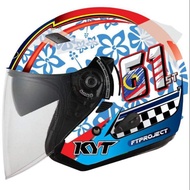 KYT MERDEKA 61st 2018 VENOM DOUBLE VISOR OPEN FACE LIMITED EDITION VIRAL