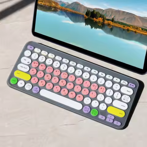 TPU Korean Keyboard Cover Transparent Wear-resistant Protective Skin Durable Waterproof for Logitech