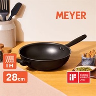 美亞 - (電磁爐適用) 28cm 陽極氧化易潔深炒鍋 - Midnight (#85078-TE07)