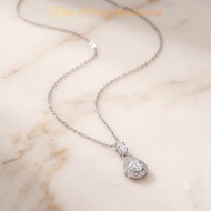 Women's Water Drop Necklace with High Quality CZ Stone - Sparkling Party Jewelry, Luxurious Beauty