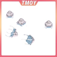 TMOY 10pcs TS-F007 7*7 Metal Steel Ball Reset Switch DIP Type 4 Pin Tactile Switch TMOY