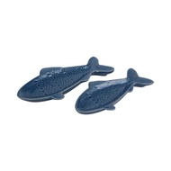 INFORMA - NAMPAN DEKORASI - DECO PLATE FISH SET 2 DB 23.2X11.3X2.5
