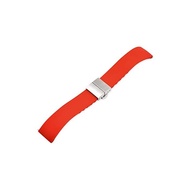 【Import King Original】Compatible with Watch Parts Tag Heuer Rubber Belt Pattern 4 Outsider 5 Colors 2022mm (20mm % Gangnam% Red)