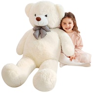 IKASA Giant Teddy Bear Soft Toys Stuffed Animals (120cm, white)