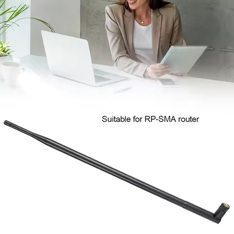 B03B-2X 12DBI Wifi Antenna, 2.4G/5G Dual Band High Gain Long Range Wifi Antenna With RP‑SMA Connecto