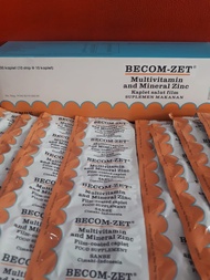 BECOM ZET MULTIVITAMIN AND MINERAL ZINC / BECOM Z VITAMIN C / VITAMIN C /BECOM ZET 1 BOX /BECOM ZET 