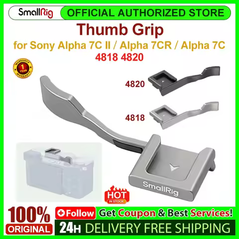 SmallRig A7C II / A7CR / A7C Thumb Grip for Sony Alpha 7C II / Alpha 7CR / Alpha 7C, Enhance the Gri
