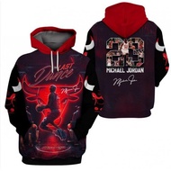 Mùa thu và mùa đông Mới 3D in kỹ thuật số NBA Bóng Rổ Thể Thao Sao No. 23 Jersey Dài Tay Áo trùm đầu