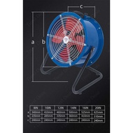 14/16/20IN High volume portable exhaust fan  Metal Ventilator Ventilation fan