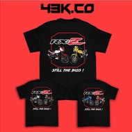 Baju Tshirt RXZ. Yamaha. Catalyzer. Baju permotoran. 100% cotton