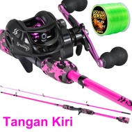 Sougayilang COD Joran Pancing Set 1.8m Joran Dan 7.2:1 Reel BC Joran Casting Set Joran Set Lengkap.