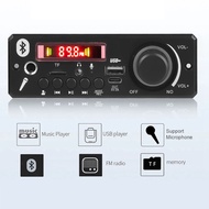 160W Amplifier Bluetooth 5.0 DIY MP3 Decoder Board Audio Player 12V MP3 Player Car FM Radio Module TF USB Mic Record