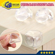 Transparent Oval Silicone Table Corner Guard (Corner Of The Table Safety Protection Cap)