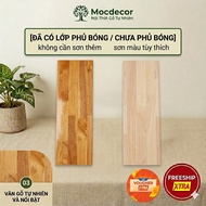 Rubber laminated wood for shelves 17mm thick, 20cm wide x 30-120cm long, Free edge sanding, [Cut to 