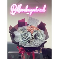 Bouquet bunga duit rm80