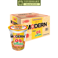 [THÙNG 24 LY] - ACECOOK - Mì ly Modern 2 vị: Gà ớt hiểm Lẩu Thái tôm Mì Modern Acecook Mì Modern ly 