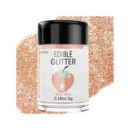1Pcs Gold Edible Glitter - 5g Food Grade Cake Decorating Shimmering Glitter, Edible Sprinkle Luster 