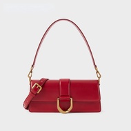 CHARLES and KEITH CK2-20781411 Shoulder Buckle Ladies Messenger Bag