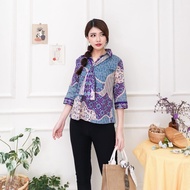 T923g purple batik top