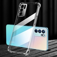 softcase For oppo A95 A74 A15 A55 A15s 4G 5G case hp Clear casing Transparent shockproof Phone Lens 