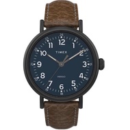 Timex Standard XL 43mm Leather Strap Watch - TW2T90800
