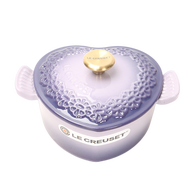 LE CREUSET หม้อตุ๋นเคลือบ 20 ซม. หม้อเหล็กหล่อ หม้อรูปหัวใจ หม้อเสริมอาหาร