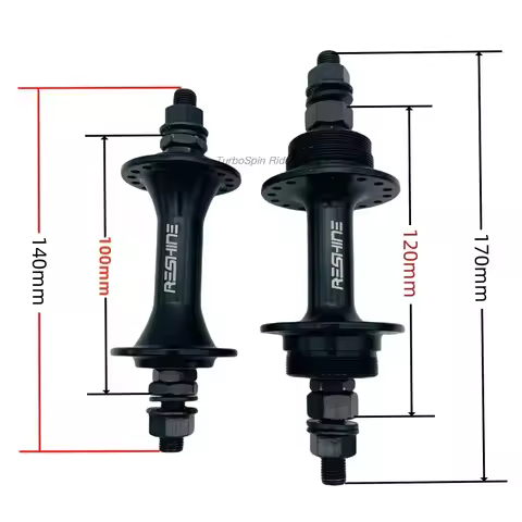 Fixed Gear Bike Racing Hubs, Sealed Bearing Rear Front Bicycle Hub, Fixie Bike Track, Single Speed, 