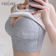 FRIDAY Women Ultra-Thin Lace Plus  Bra Full Cup Bra 34-46C/D Large  Bra Bra