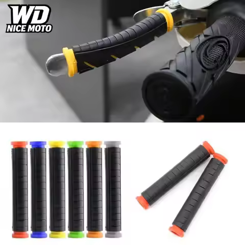 WD NICE MOTO 2Pcs Universal Motorcycle ATV rubber Motorbike Brake Clutch Lever Cover Handlebar Grips