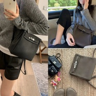 T Treasure of Town Store⭐New Color New Color to~Imported haas Ding-Grade Lychee Grain Calfskin kelly