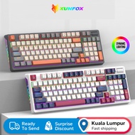XUNFOX Mechanical keyboard Professional esports mechanical keyboard Fashion dazzling effect High qua
