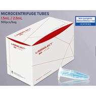 Microcentrifuge Tube 1.5ml Labselect, 500's/box (MCT-001-150)