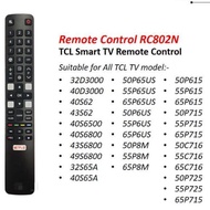 TCL Remote Control RC802N Smart TV Compatible Remote Control with Netflix Button RM-L1508+