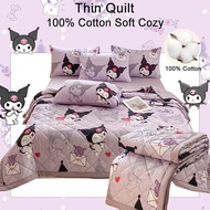 100% Cotton Thin Quilt Summer Quilt Air-conditioning quilt Single Queen King