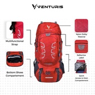Venturis Adonara 60L Outdoor Hiking Carrier Bag 60L Outdoor Hiking Camping Carrier Bag