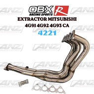 OBX RACING 4g93 4g92 CA 4221 Extractor Manifold Hytech Design Mitsubishi Proton 4X2X2X1 SOCH DOCH MI