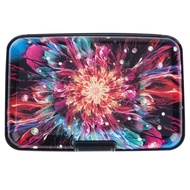 EZ Life Mini RFID Aluminum Wallet Credit Card Holder Slim Metal Hard Case Business Card Case for Wom