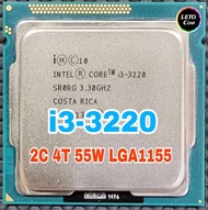 ซีพียู CPU Intel Core i3-3220 3.3GHz 2คอ4เทรด 55W LGA 1155 ฟรีซิลิโคน1ซอง i3 3220