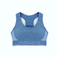 Original! Young Curves Seamless Sport Bra Blue