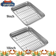 Toaster Oven Tray and Rack Set, with Cooling Rack,Dishwasher Safe youyilu