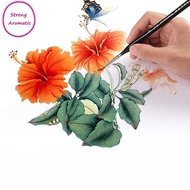 STRO 5Pcs 00000 Precision Fine Tip Paint Brush Set For Acrylic Models Mini Miniature Detail Nylon Ha