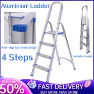 Step Ladder - Up to 4 Steps / Aluminium Ladder / Foldable / Ladder / Light Weight